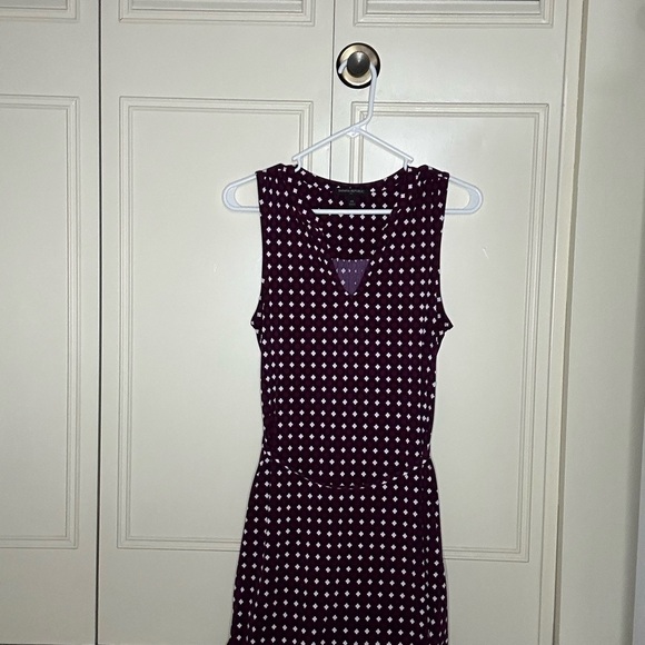 Banana Republic Dresses & Skirts - Banana Republic Purple Shift Dress with Belt and Geometric Pattern Size XS